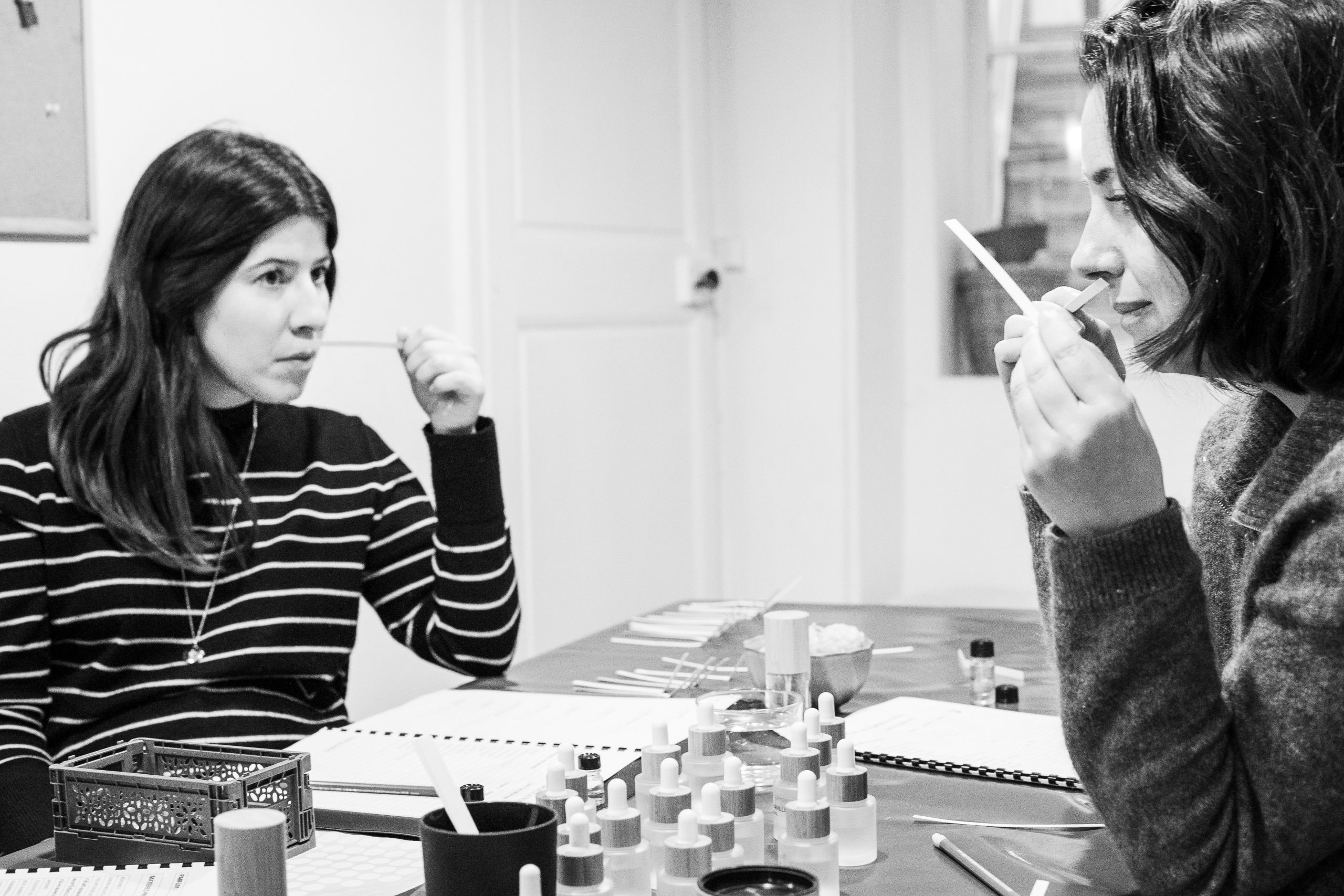 Atelier création parfum - olfaction